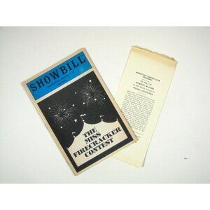 Miss Firecracker Contest  Showbill Manhattan Theatre Club 1985 Holly Hunter
